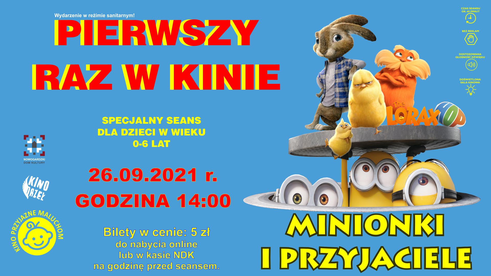 KINO | PIERWSZY RAZ w KINIE z MINIONKAMI